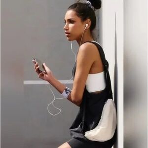 NWT Free People Bulls Eye Sling Bag In Color Mineral